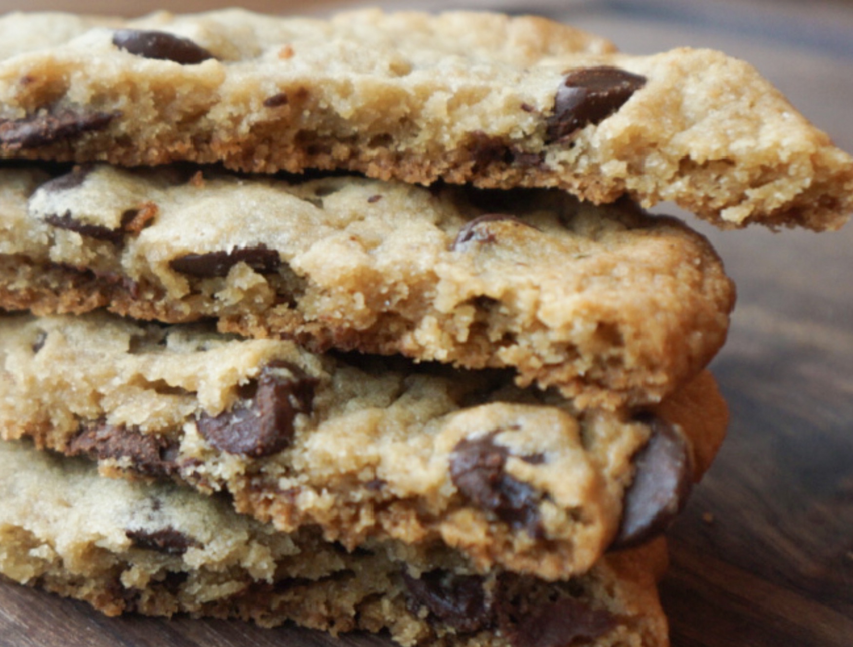 Giant fresh made chocolate chip cookies
