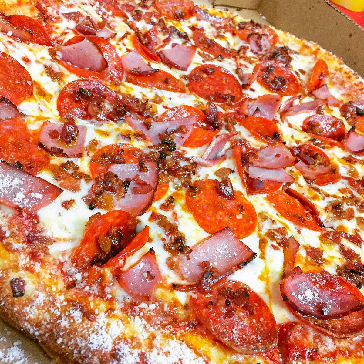 Fresh made pizza